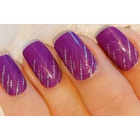 Scratched Ombre Aubergine