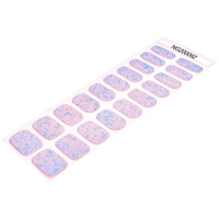 Pink Opal Flakies Semi Cured Gel Wraps