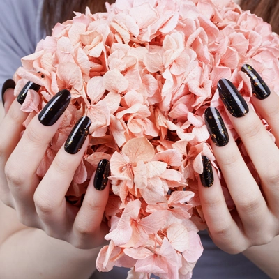 Fire Opal Flakies Semi Cured Gel Wraps