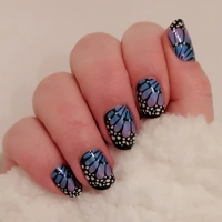 Butterfly Wings Semi Cured Gel Wraps