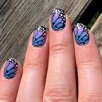 Butterfly Wings Semi Cured Gel Wraps