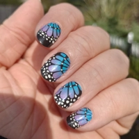 Butterfly Wings Semi Cured Gel Wraps