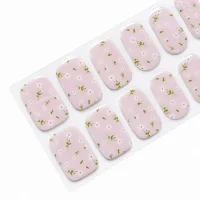 Ditsy Meadow Semi Cured Gel Wraps