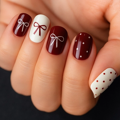 Bow Me Away Semi Cured Gel Wraps