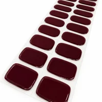 Oxblood Semi Cured Gel Wraps