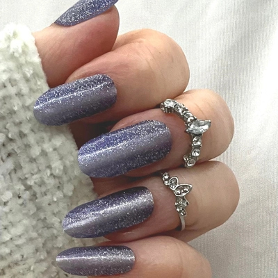 Glittering Contour Grey..