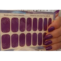 Scratched Ombre Aubergine