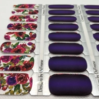 Crimson Floral Ombre