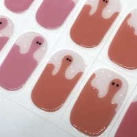 Ghostly Drips Semi Cured Gel Wraps