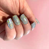 Disco Ball Semi Cured Gel Wraps