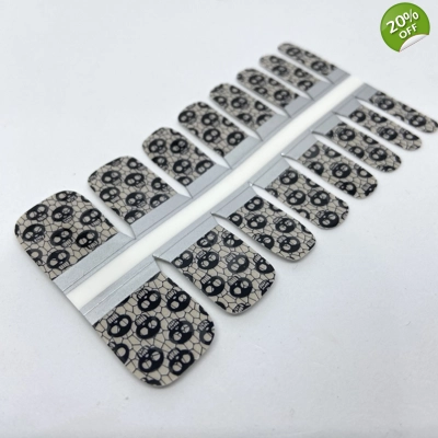 Fishnet Skulls Pedi Pack (Glow in the Dark)