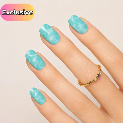 Marbled Aqua