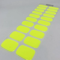 Neon Yellow Semi Cured Gel Wraps