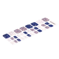 Sparkling Flowers Semi Cured Pedi Gel Wraps