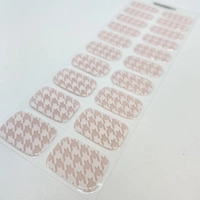 Houndstooth Semi Cured Gel Wraps