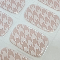 Houndstooth Semi Cured Gel Wraps