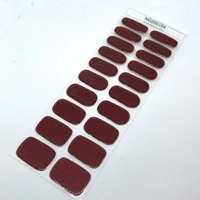 Auburn Glimmer Semi Cured Gel Wraps