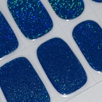 Sprinkled Mermaid Semi Cured Gel Wraps