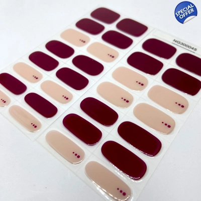 Berry Chic 30s Semi Cured Gel Wraps