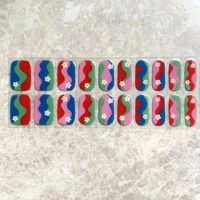 Festival Flowers Semi Cured Gel Wraps