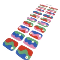 Festival Flowers Semi Cured Gel Wraps