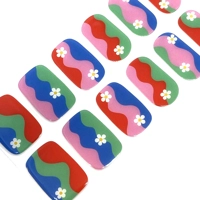 Festival Flowers Semi Cured Gel Wraps
