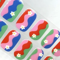 Festival Flowers Semi Cured Gel Wraps