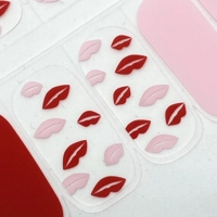 Lipstick Kisses Semi Cured Gel Wraps