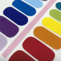 Rainbow Skittles Semi Cured Gel Wraps