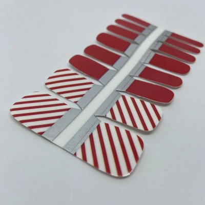 Red Stripe Pedi Pack