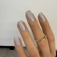 Silver Haze No UV Gel Wraps