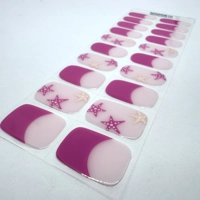 Bubblegum Beach Semi Cured Gel Wraps