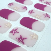 Bubblegum Beach Semi Cured Gel Wraps