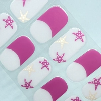 Bubblegum Beach Semi Cured Gel Wraps