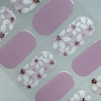 Blushing Petals Semi Cured Gel Wraps