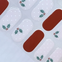 Holly Jolly Semi Cured Gel Wraps