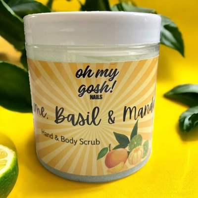 Lime Basil and Mandarin Hand and Body Scrub