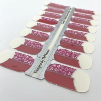 Coral/Pink Neon Paisley Tips