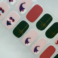 Ho Ho Gnome Semi Cured Gel Wraps