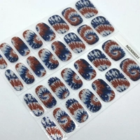 Tie Dye Union Semi Cured Gel Wraps