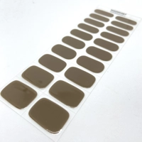 Espresso Semi Cured Gel Wraps