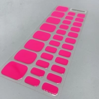 Neon Pink Pedi Semi Cured Gel Wraps