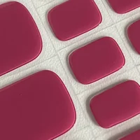Raspberry Rose Pedi Semi Cured Gel Wraps