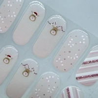 Merry in Pink Semi Cured Gel Wraps