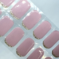 Softly Gilded Semi Cured Gel Wraps