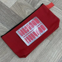 Red Nail Kit Bag