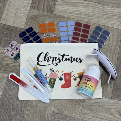 Christmas Nail Kit Bag