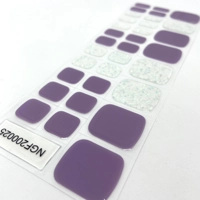 Mauve Sparkle Semi Cured Gel Pedi Pack