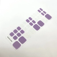 Mauve Sparkle Semi Cured Gel Pedi Pack