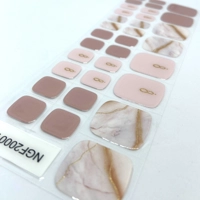 Rosy Marble Semi Cured Gel Pedi Pack